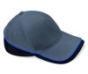 Casquette bicolore 5 pans