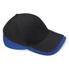 Casquette bicolore 5 pans