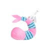 Peluche crevette pour chat