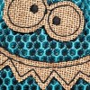 Peluche monstre pour chat avec canne à pêche