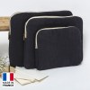 Housse ordinateur 15P en lin Pol & Rosa