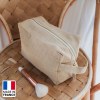 Trousse de toilette en lin Pol & Rosa