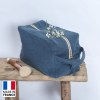 Trousse de toilette en lin Pol & Rosa