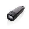 Torche rechargeable par USB avec manivelle en plastique RCS