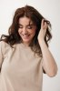 T-shirt coupe décontractée en coton recyclé Iqoniq Kakadu