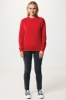 Sweater léger à col rond en coton recyclé Iqoniq Etosha