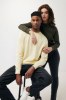 Sweater léger à col rond en coton recyclé Iqoniq Etosha