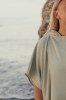 VINGA Poncho de plage ou hammam en éponge Tolo