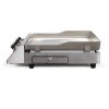 Plancha inox 2 thermostats