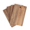 Set de 4 planches à découper avec suppor