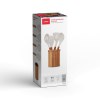 Set de 4 ustensiles avec pot