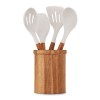 Set de 4 ustensiles avec pot