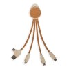 Câble de charge multi-embouts 2 en 1