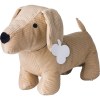 Peluche 'Chien' en polyester côtelé Liza