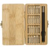 Boîte à outils dans un étui en bambou Willow