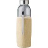 Gourde de 500 ml en verre avec housse en jute Kaydence