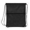 Sac à cordon 210T R-PET avec fermeture éclair