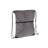 Sac à cordon 210T R-PET avec fermeture éclair