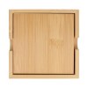 Set de sous-verres en bambou (4 pièces)