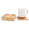 Set de sous-verres en bambou (4 pièces)