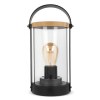 Lampe Edison en bambou