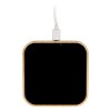 Chargeur sans fil bambou et verre 10W