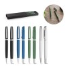 RE-LANDO-SET. Set rollet et stylo bille avec corps en aluminium 100% recyclé
