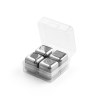 GLACIER. Jeu de cubes réutilisables en acier inoxydable