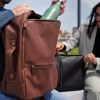 Sac à dos Paris 20L rCuir. Poche ordinateur 17"