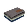 Plaid Giotto, rCOTON 200 g/m², patch personnalisable