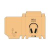 Casque sans fil Bell en rABS/bambou, ANC, 500mAh, autonomie 20h.