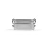 Boîte repas Picasso rInox 1240 ml, 2 niveaux,fermeture latérale
