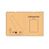 Carnet Cervantes couverture en bambou, 196p 70g/m²