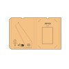 Carnet Joyce couverture en feuille bananier, 196p 80g/m²