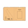 Carnet Doyle couverture en marc de café, 196p 80g/m²