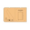 Carnet Steinbeck couverture en bois, 196p 70g/m²