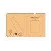 Carnet Chekhov couverture en  feuilles de thé, 196p 80g/m²