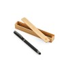 Stylo à bille Woolf Acier inoxydable recyclé Encre noire