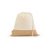 Sac à cordon Denali rCOTON 180 g/m² et jute 275 g/m²