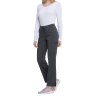 Pantalon à taille mi-haute avec cordon de serrage pour femme