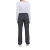 Pantalon à taille mi-haute avec cordon de serrage pour femme