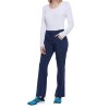Pantalon à taille mi-haute avec cordon de serrage pour femme