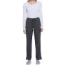 Pantalon à taille mi-haute avec cordon de serrage pour femme