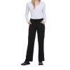 Pantalon à taille mi-haute avec cordon de serrage pour femme