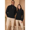 Sweat-shirt col zippé unisexe