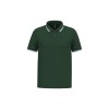 Polo homme manches courtes à liserés contrastés