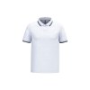 Polo homme manches courtes à liserés contrastés