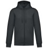 Sweat-shirt recyclé zippé à capuche unisexe