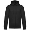 Sweat-shirt recyclé zippé à capuche unisexe