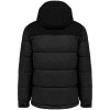 Parka matelassée à capuche bi-ton unisexe